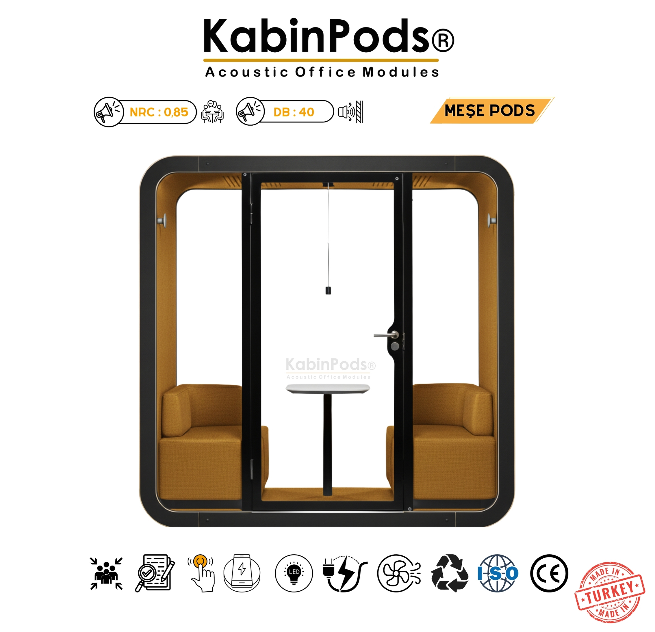 Ofis Kabini - Toplantı Kabini Ürün Görseli